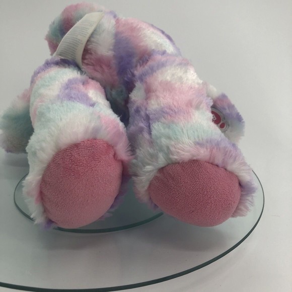 Build A Bear BAB Cotton Candy Cat Kitten Plush Stuffed Animal Tie Dye Pastel 16" - Picture 8 of 12